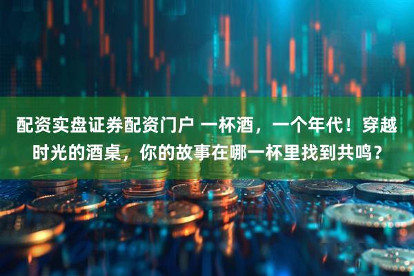 配资实盘证券配资门户 一杯酒，一个年代！穿越时光的酒桌，你的故事在哪一杯里找到共鸣？